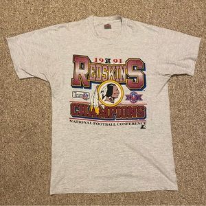 1991 Vintage Redskins Tee Shirt